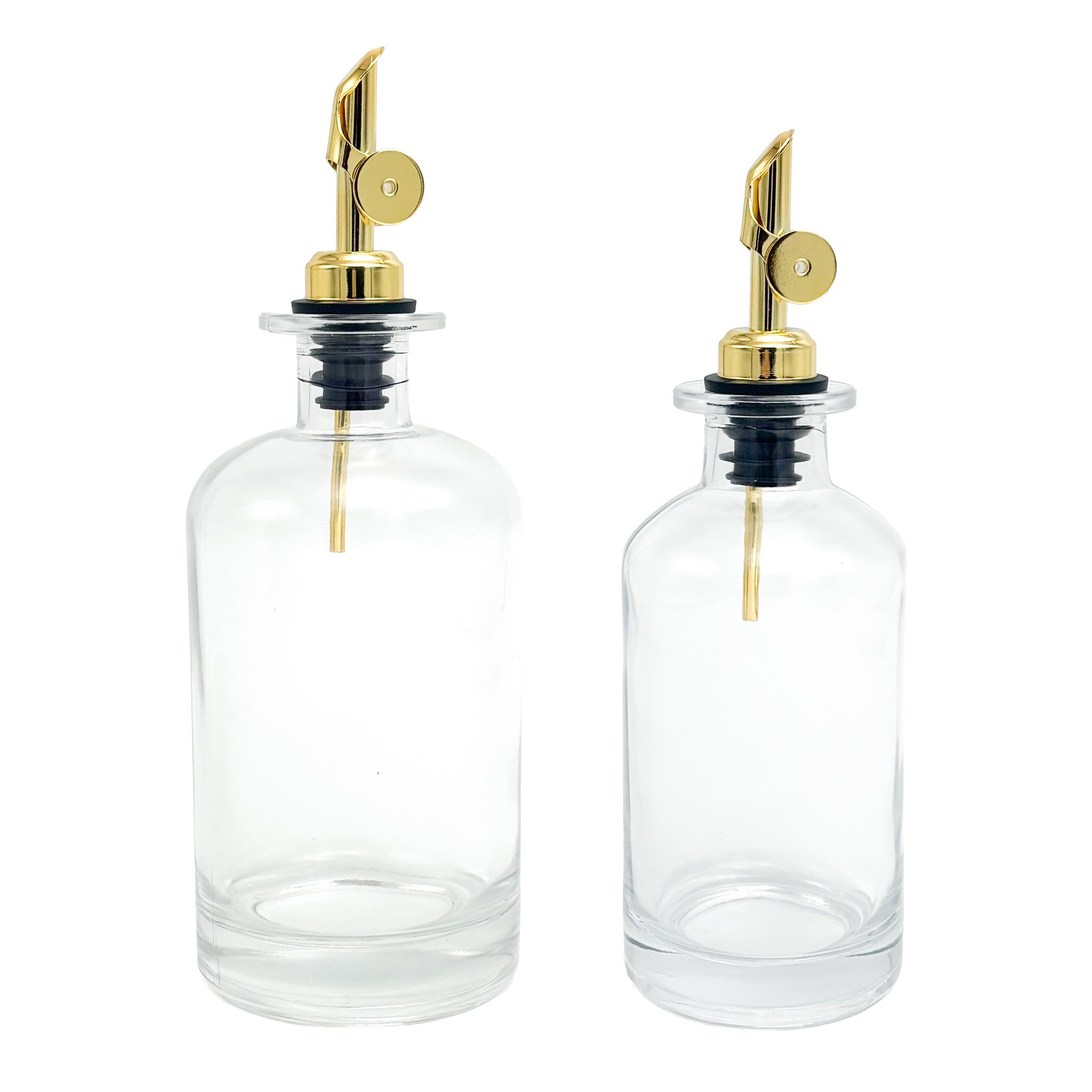 Olie dispenser goud 2 verschillende maten