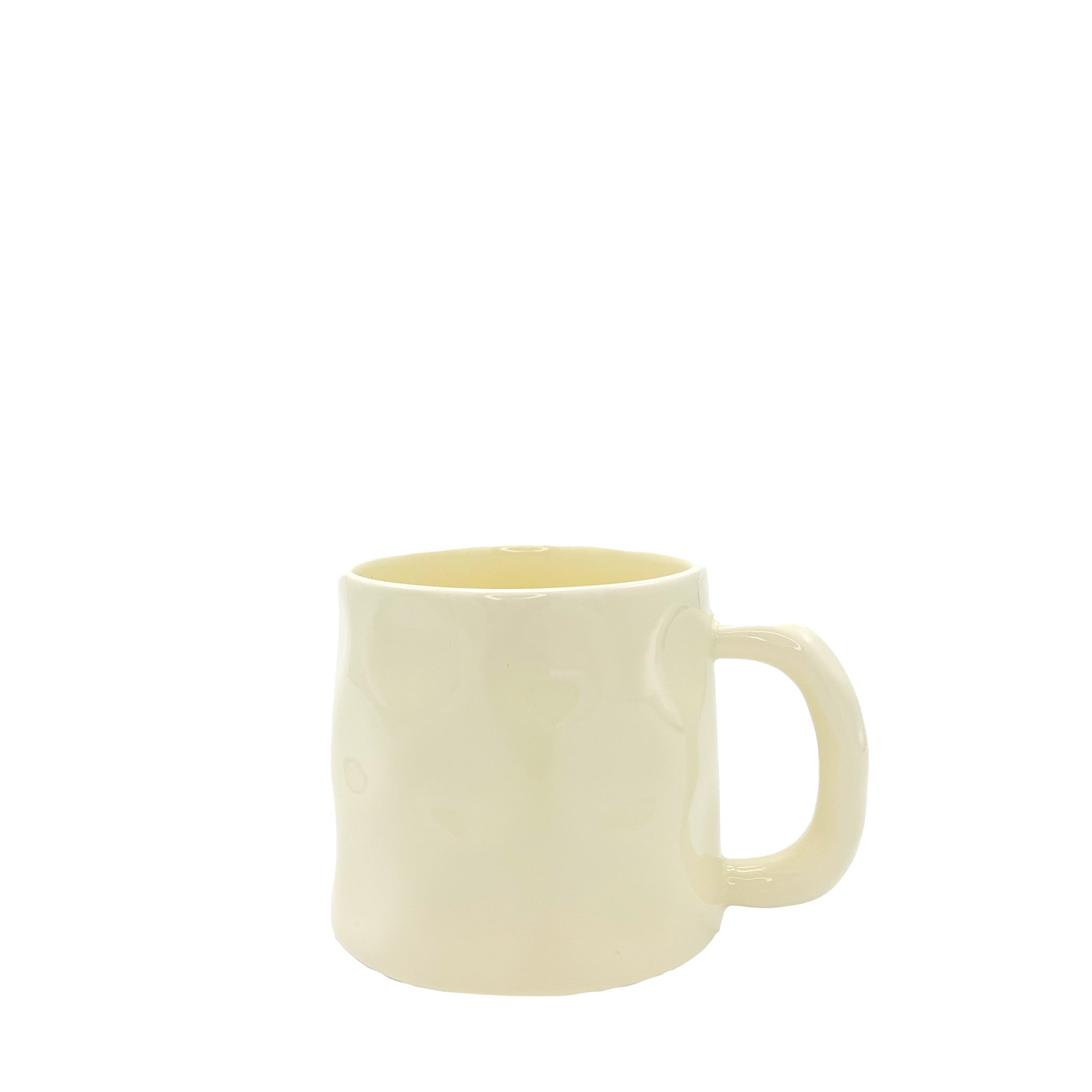 Drinkmok geel met oor